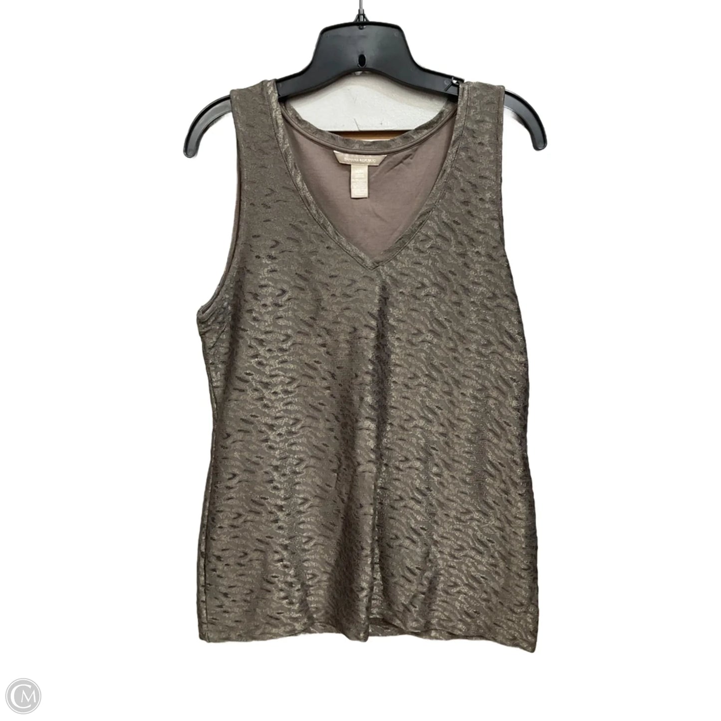 Top Sleeveless By Banana Republic In Green, Size: M