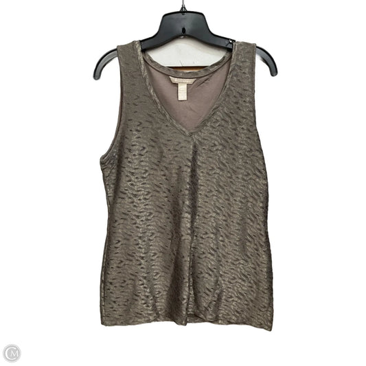 Top Sleeveless By Banana Republic In Green, Size: M