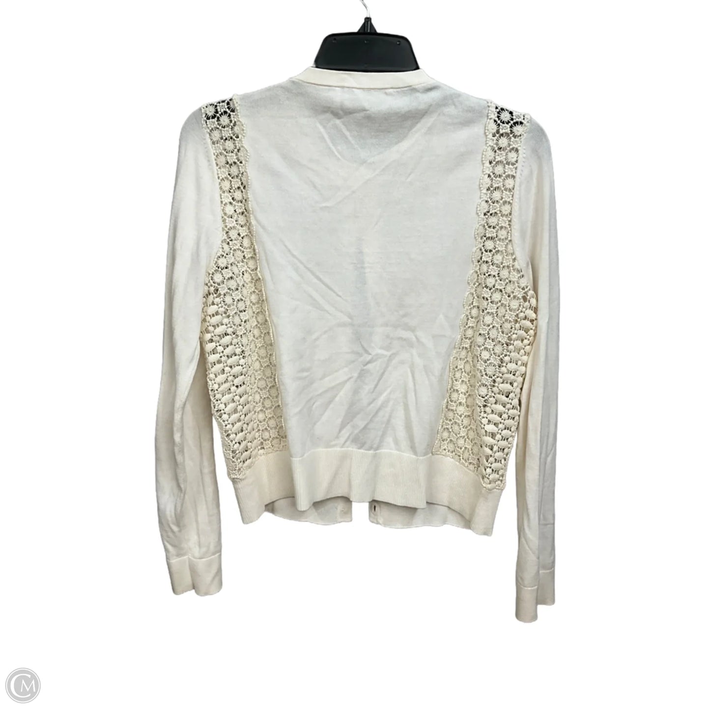 Cardigan By Loft In Cream, Size: S