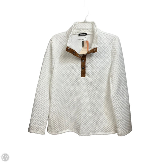 Top Long Sleeve Basic By Btfbm In White, Size: M