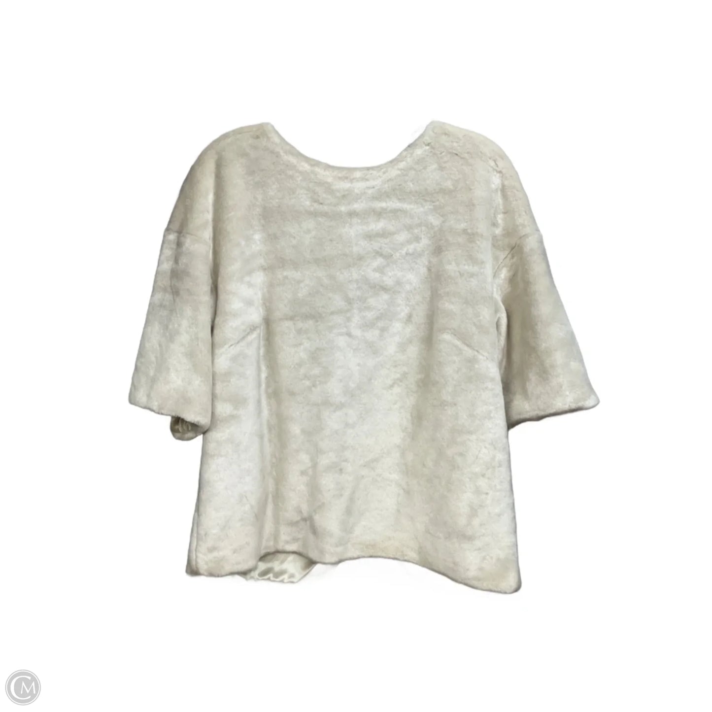 Top Short Sleeve By H&m In Beige, Size: M