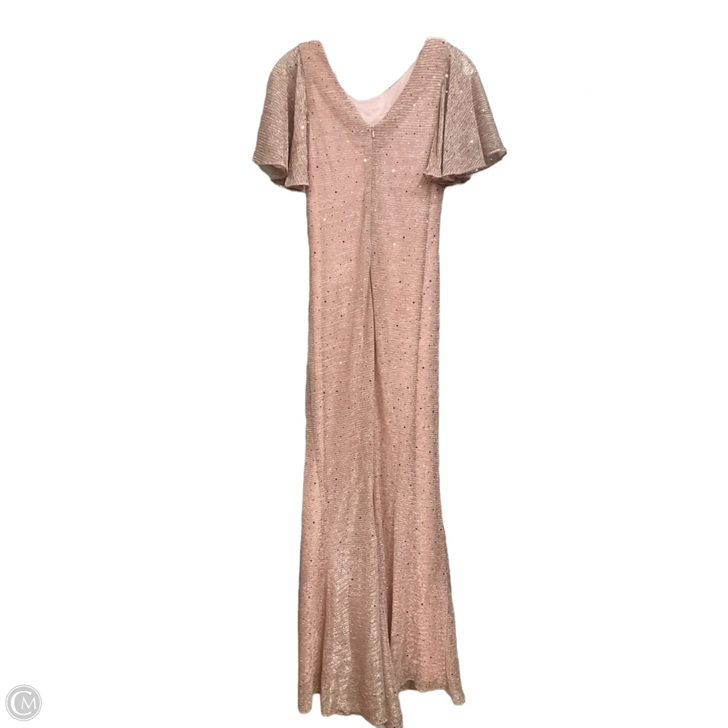 Dress Party Long By Betsy And Adam In Pink, Size: M