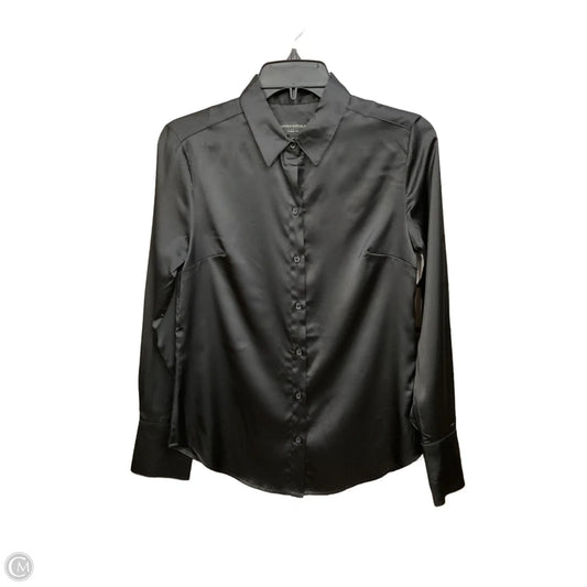 Blouse Long Sleeve By Banana Republic In Black, Size: Xs