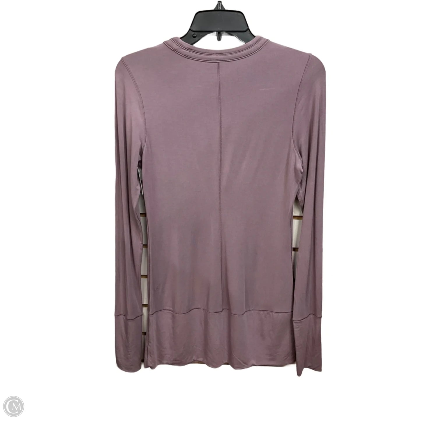 Athletic Top Long Sleeve Crewneck By Lululemon In Mauve, Size: S