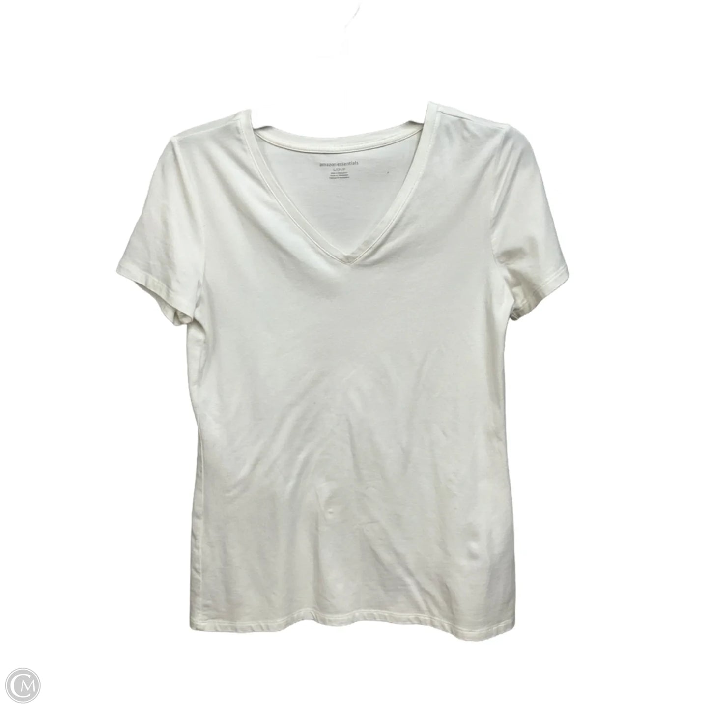 Top Short Sleeve Basic By Amazon Essentials In White, Size: S