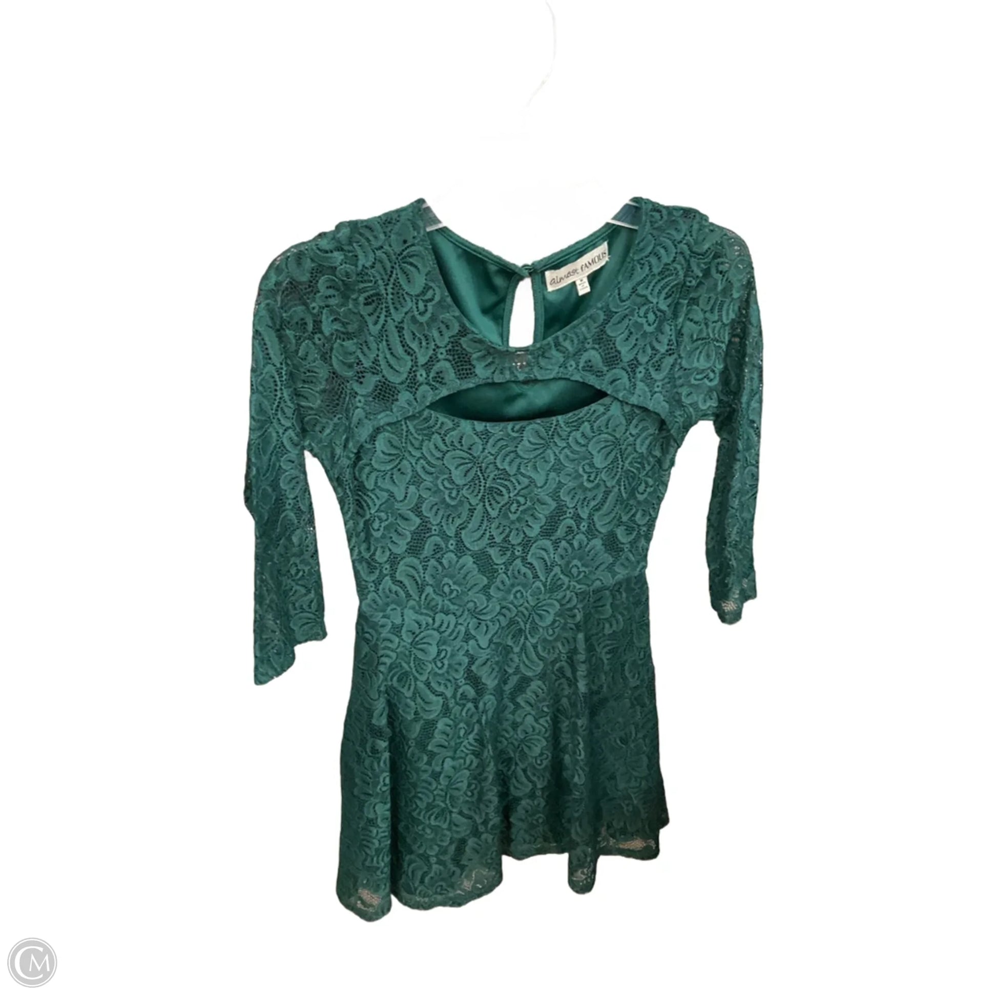 Dress Casual Short by Almost Famous in Green, Size: M