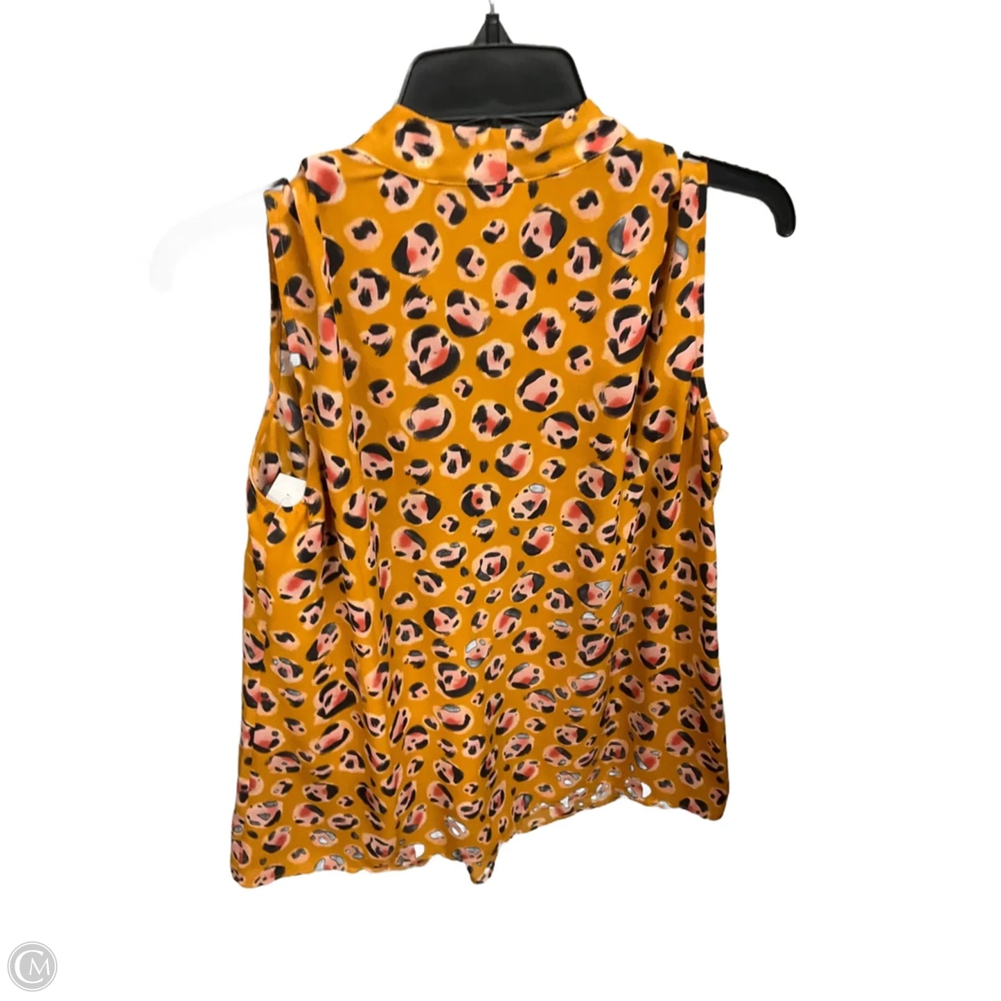 Top Sleeveless By Cabi In Animal Print, Size: M