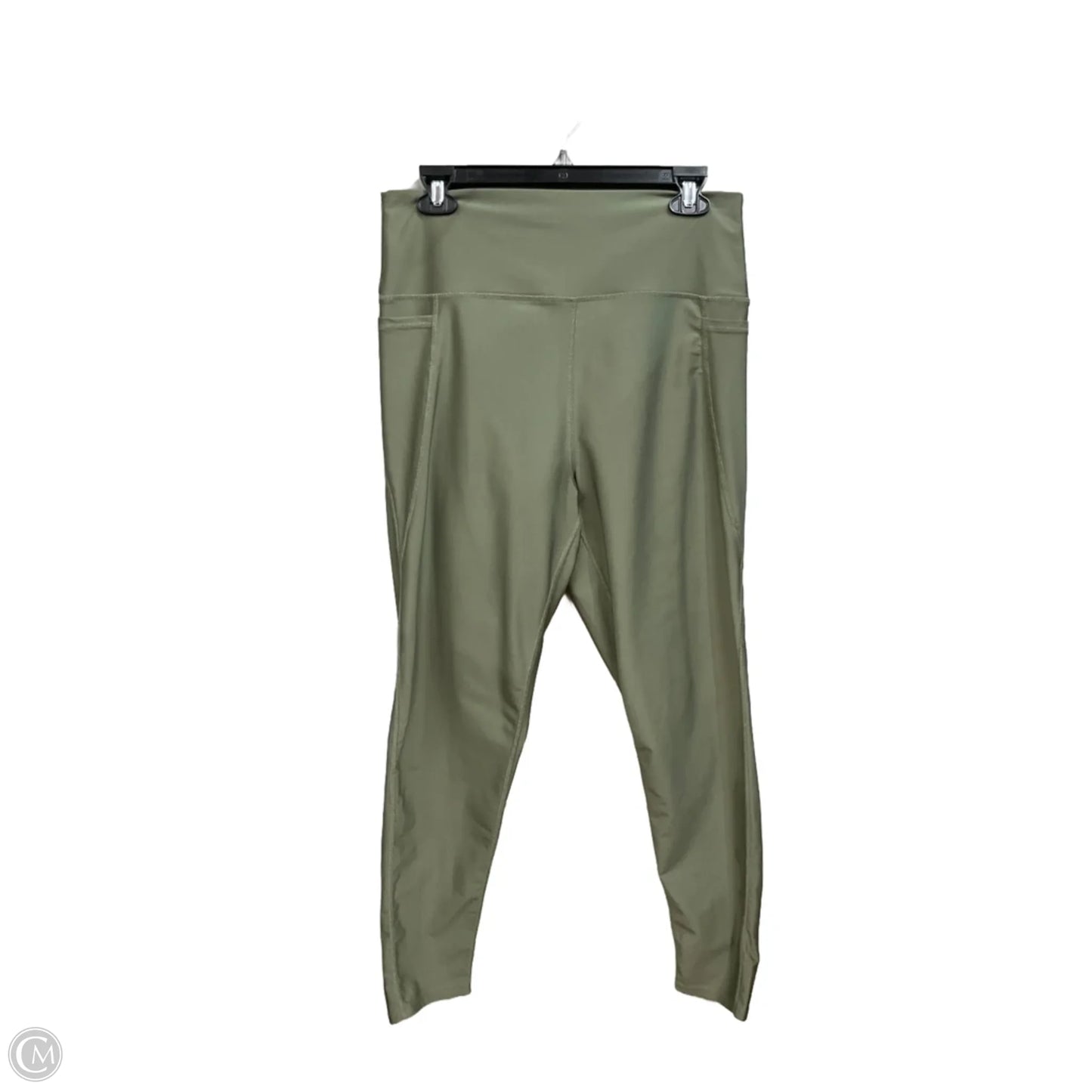 Athletic Leggings By Sage In Green, Size: Xl