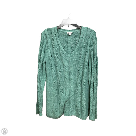 Sweater By J. Jill In Green, Size: L