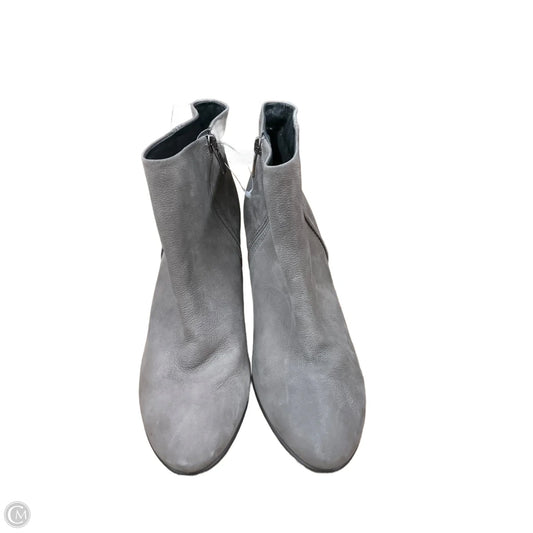 Boots Ankle Heels By Ecco In Grey, Size: 7