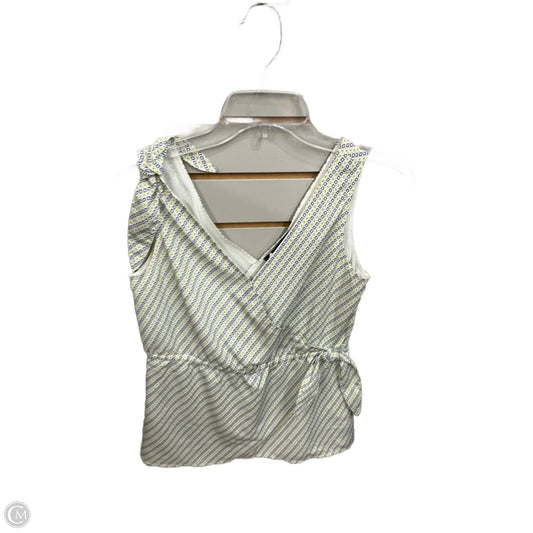 Top Sleeveless By Banana Republic In Geometric Pattern, Size: Xs