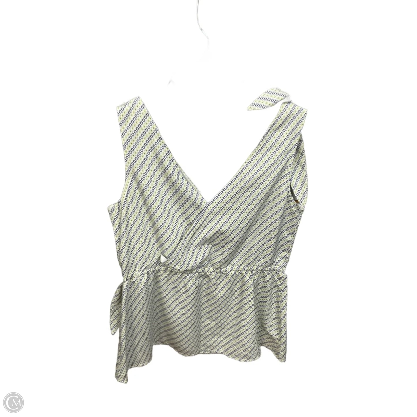 Top Sleeveless By Banana Republic In Geometric Pattern, Size: Xs