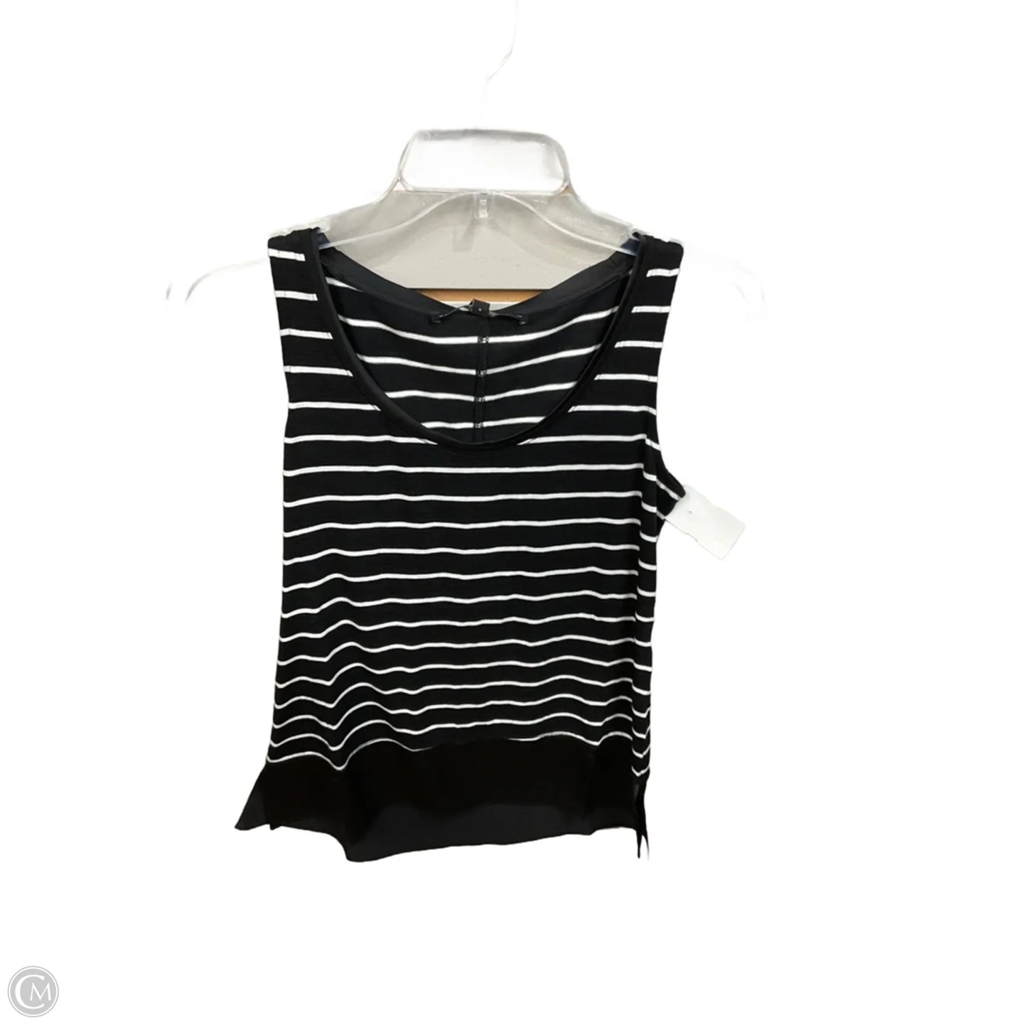 Top Sleeveless By White House Black Market In Striped Pattern, Size: Xxs
