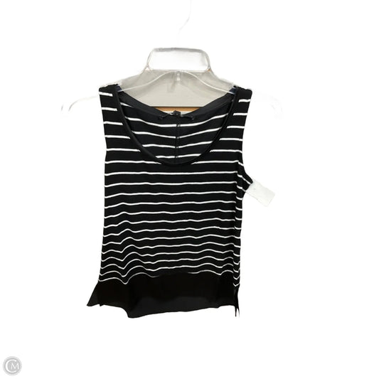 Top Sleeveless By White House Black Market In Striped Pattern, Size: Xxs