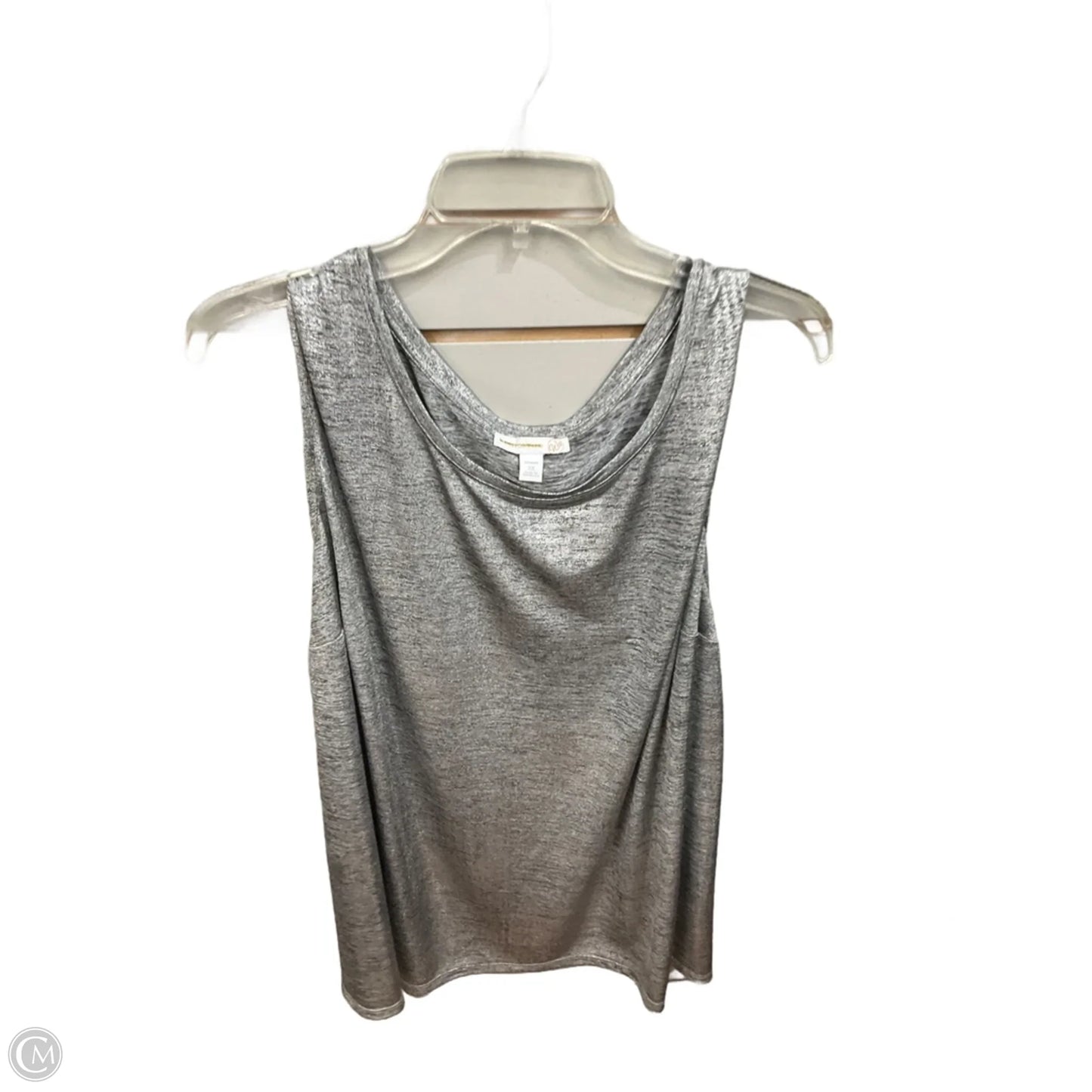 Top Sleeveless By Westport In Silver, Size: 3x