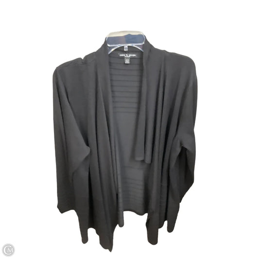 Cardigan By Cable And Gauge In Black, Size: 1x