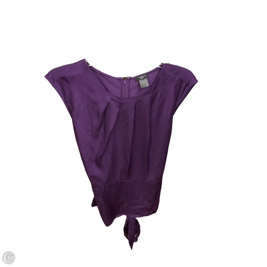Top Sleeveless By Ann Taylor In Purple, Size: Mp