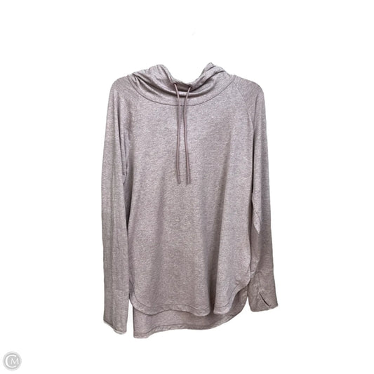 Athletic Top Long Sleeve Hoodie By Athleta In Mauve, Size: Xl