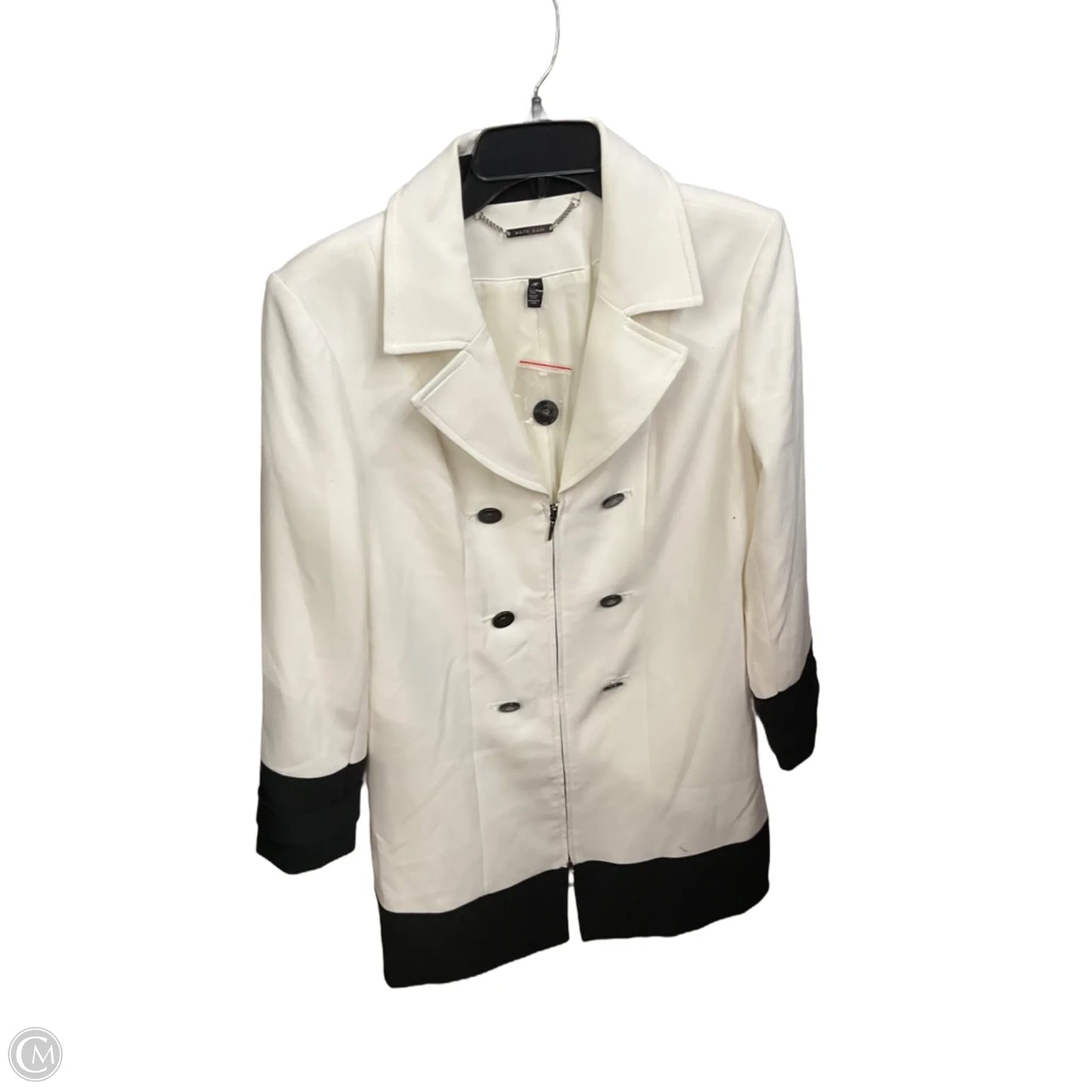 Coat Peacoat By White House Black Market In Ivory, Size: M