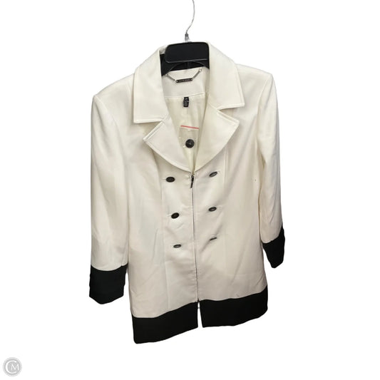 Coat Peacoat By White House Black Market In Ivory, Size: M