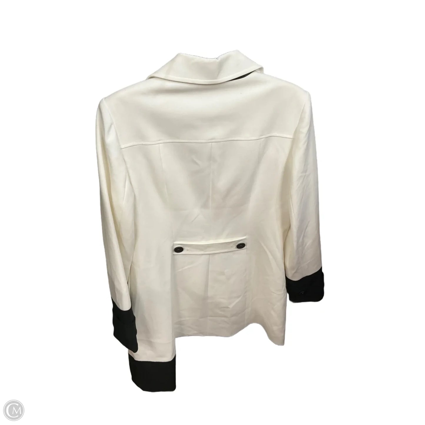 Coat Peacoat By White House Black Market In Ivory, Size: M