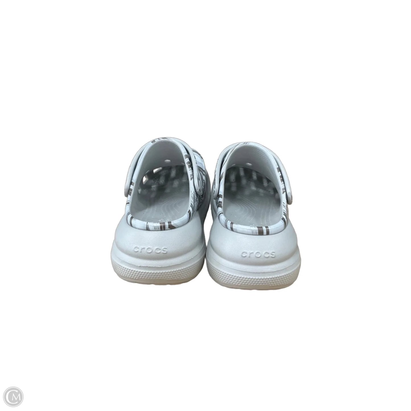 Shoes Sneakers Platform By Crocs In Grey, Size: 8
