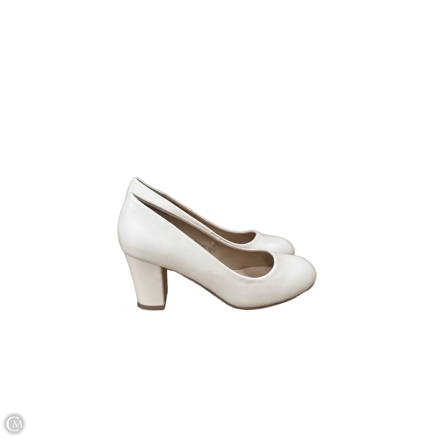 Shoes Heels Stiletto By Clothes Mentor In Cream, Size: 7