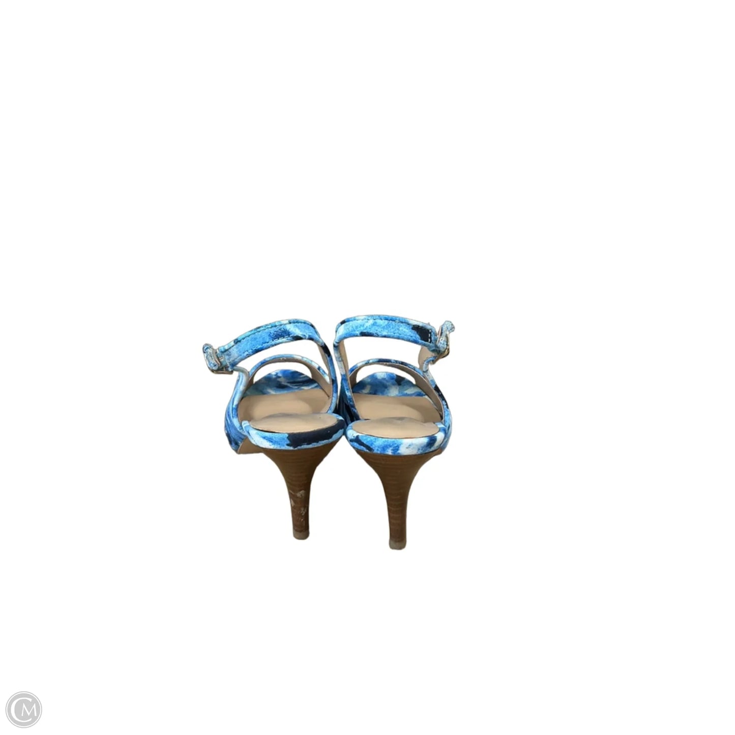 Shoes Heels Kitten By Luxe In Blue, Size: 7