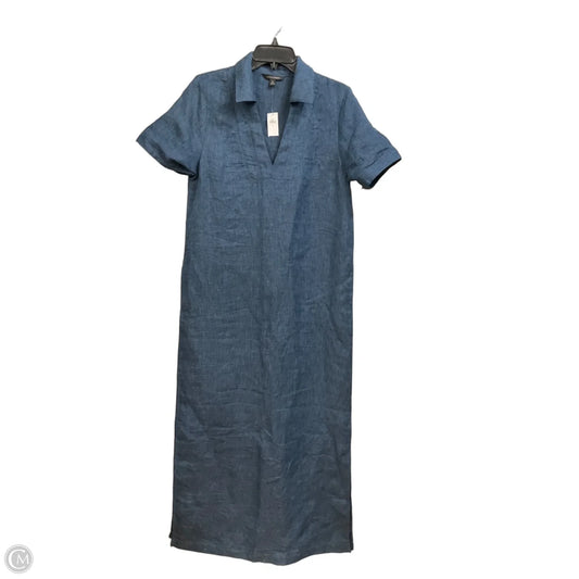 Dress Casual Maxi By Banana Republic In Blue, Size: M