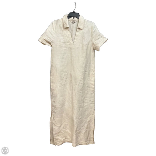 Dress Casual Maxi By Banana Republic In Tan, Size: M