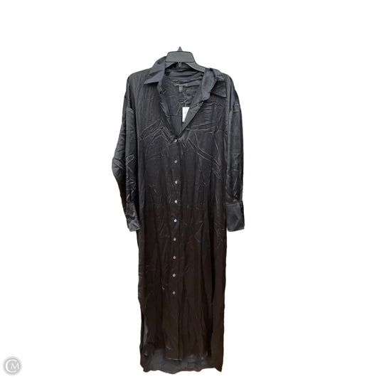 Dress Casual Maxi By Banana Republic In Grey, Size: L