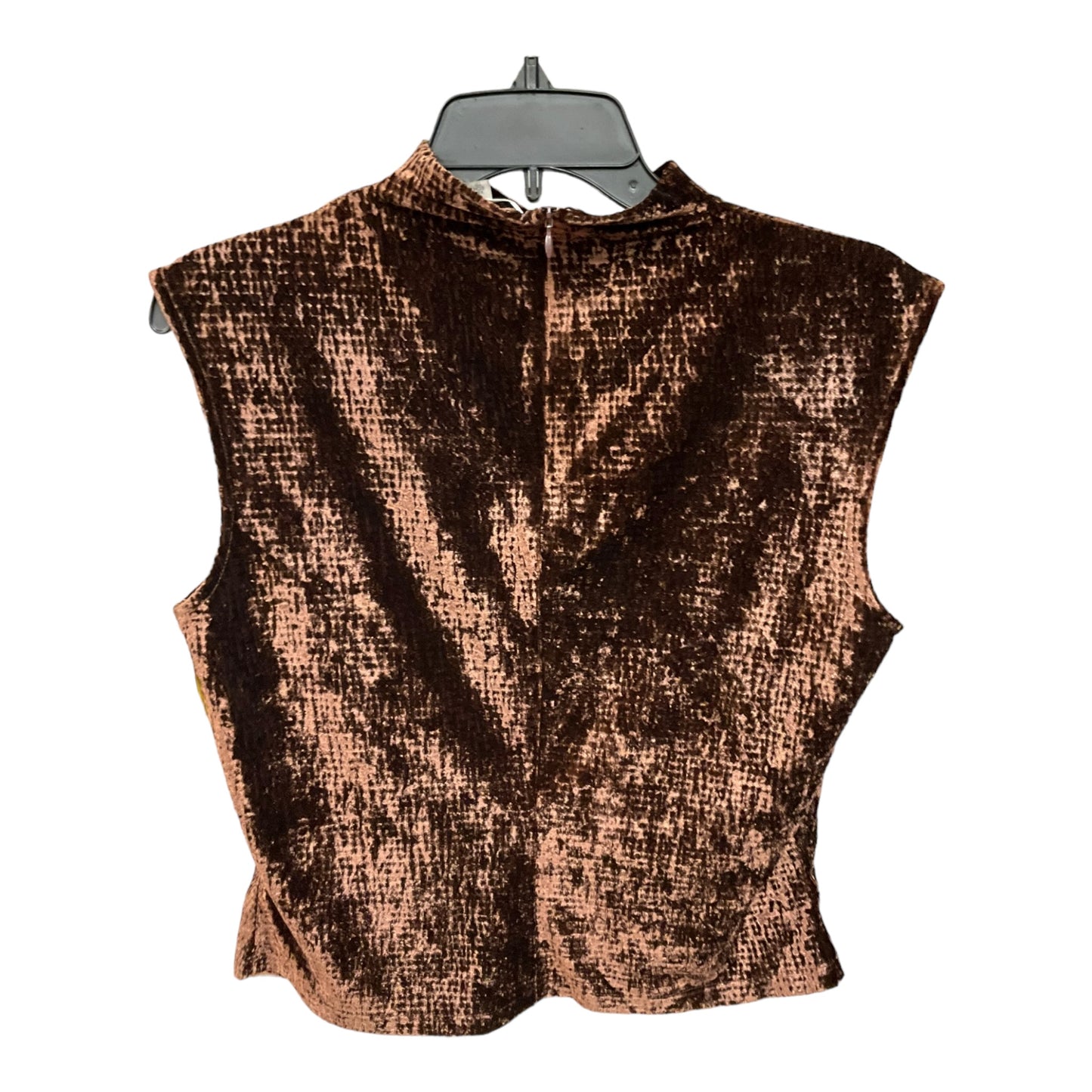 Brown Top Sleeveless Calvin Klein, Size Xs