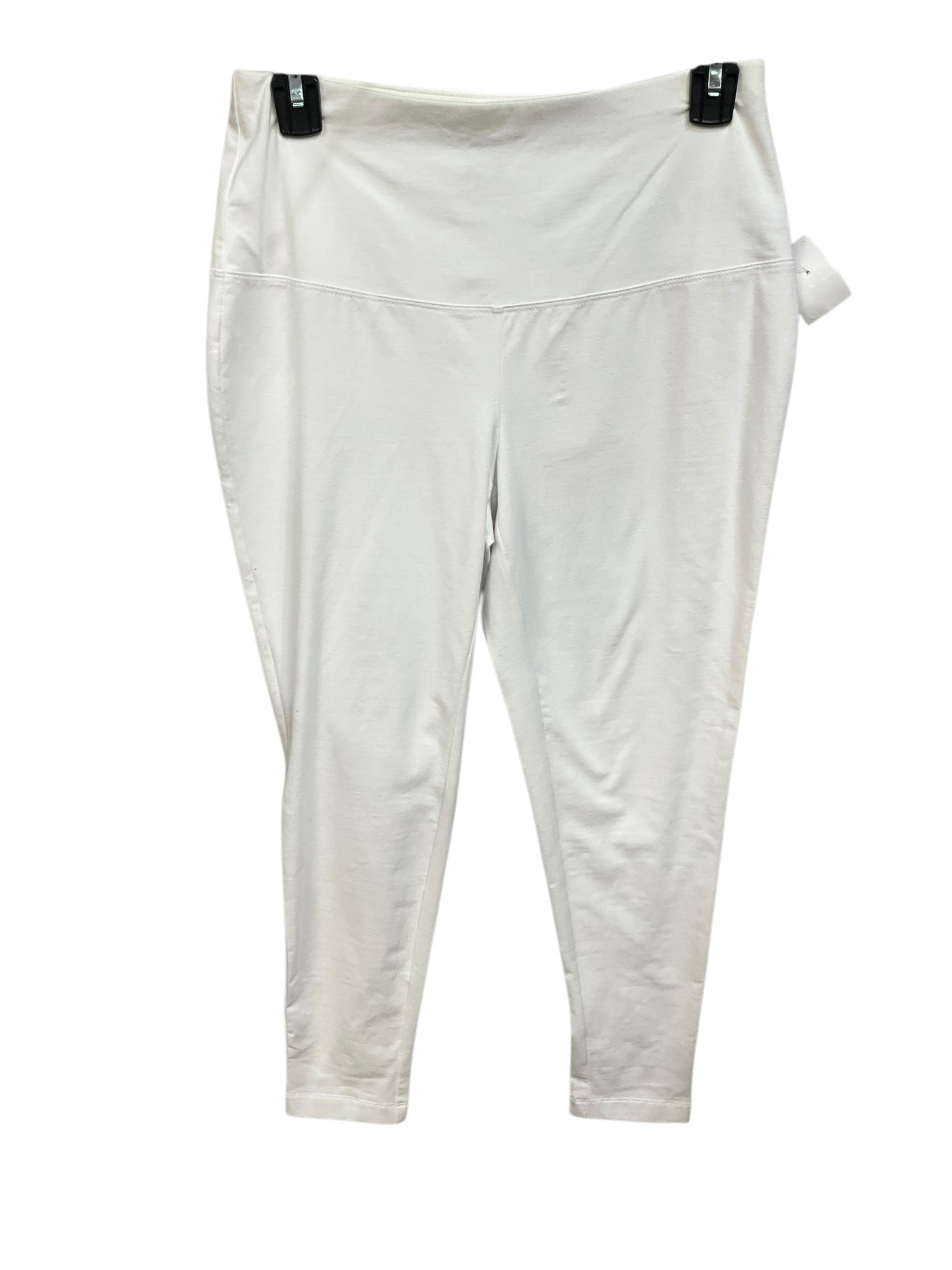 Athletic Leggings Capris By Zenergy By Chicos In White, Size: S