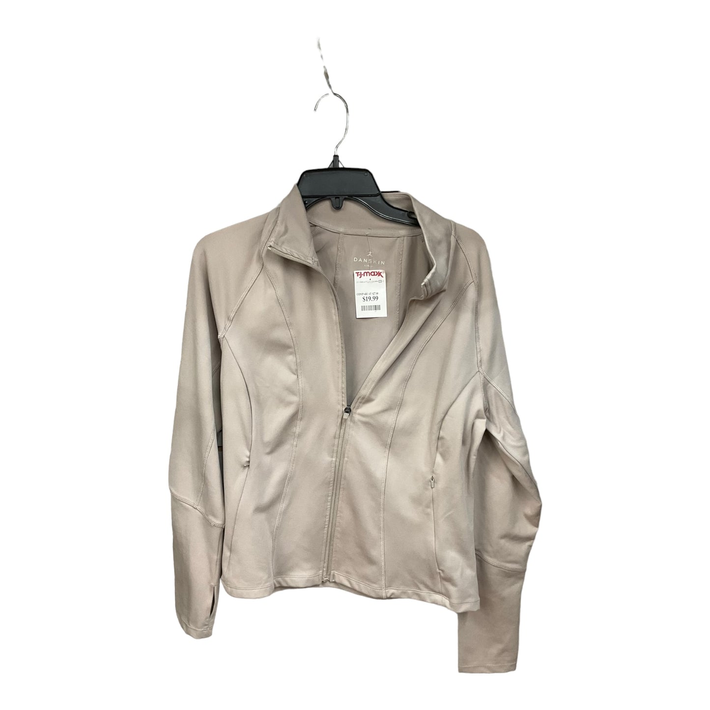 Taupe Athletic Jacket Danskin, Size L