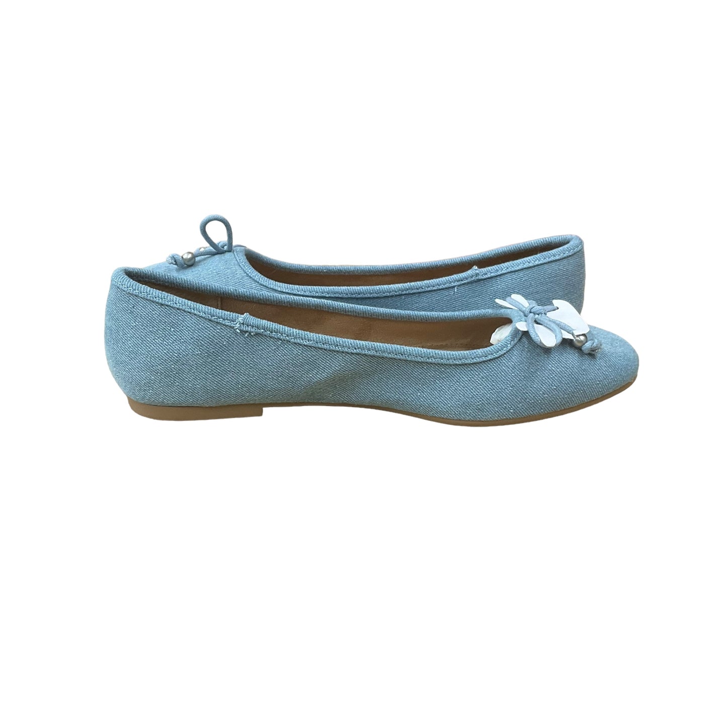 Blue Denim Shoes Flats Style And Company, Size 9