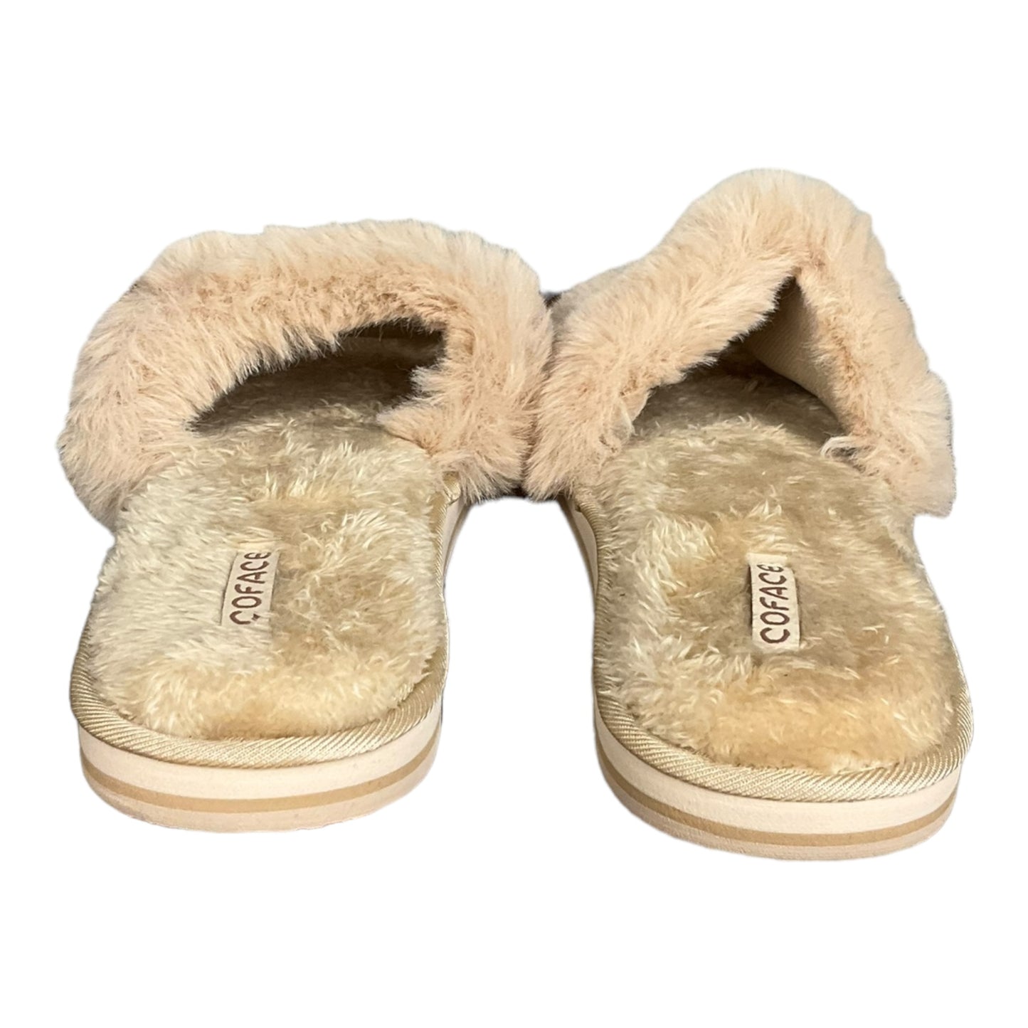 Beige Slippers Clothes Mentor, Size 9