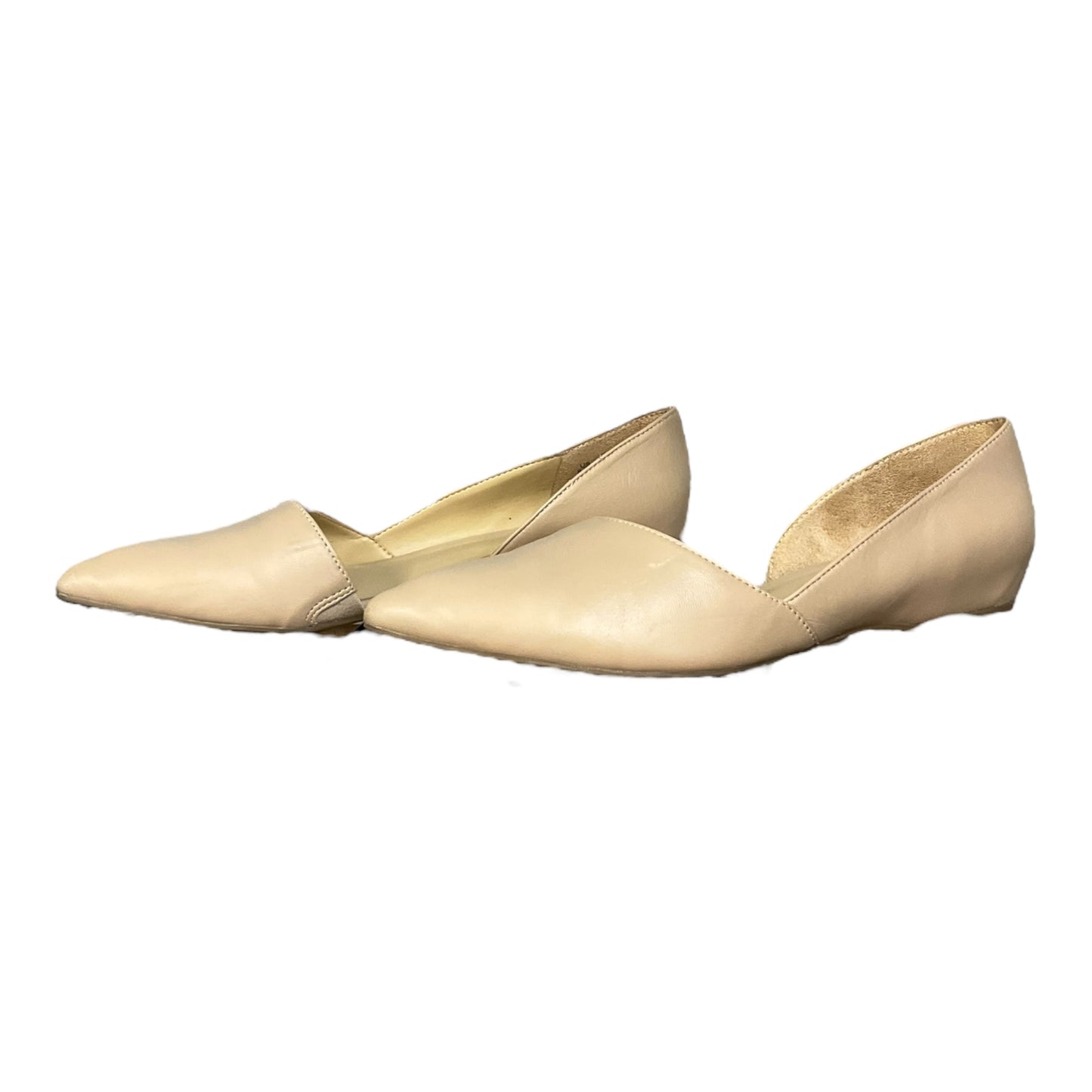 Beige Shoes Heels Wedge Naturalizer, Size 8.5