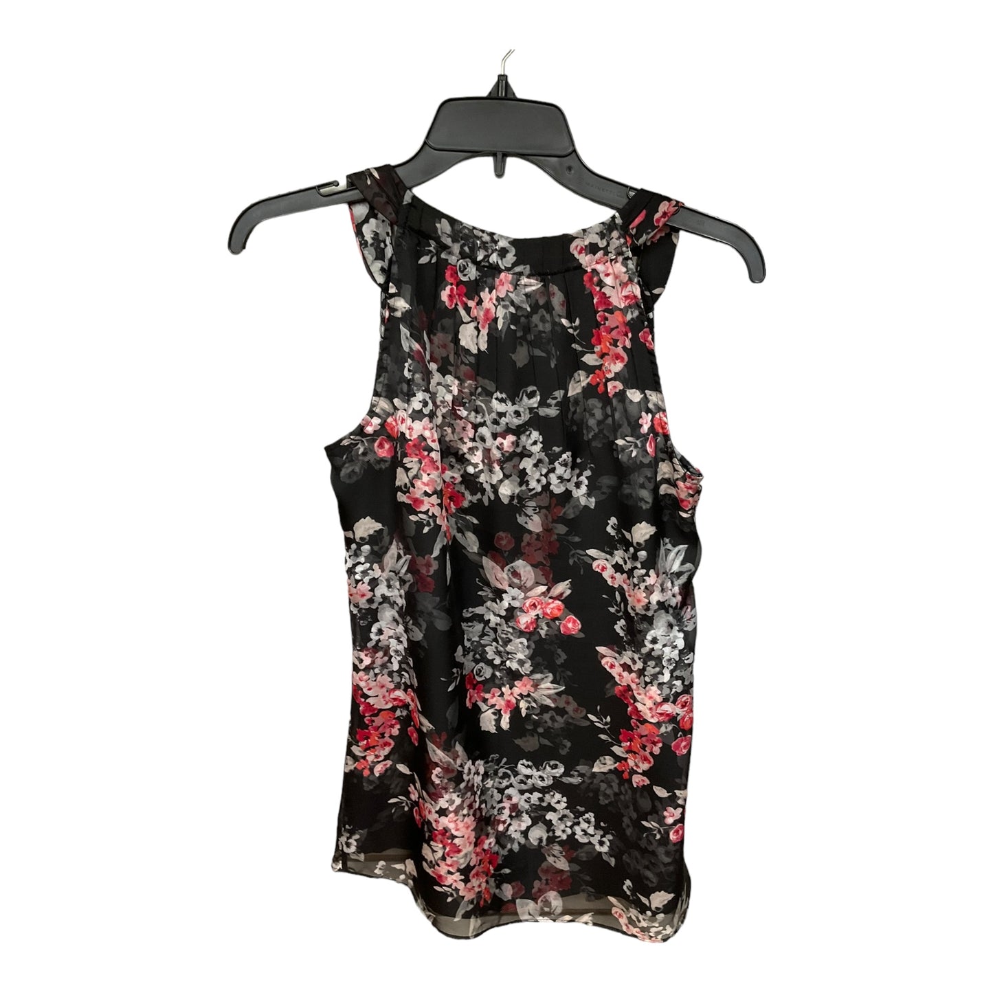 Floral Print Blouse Sleeveless White House Black Market, Size Xs