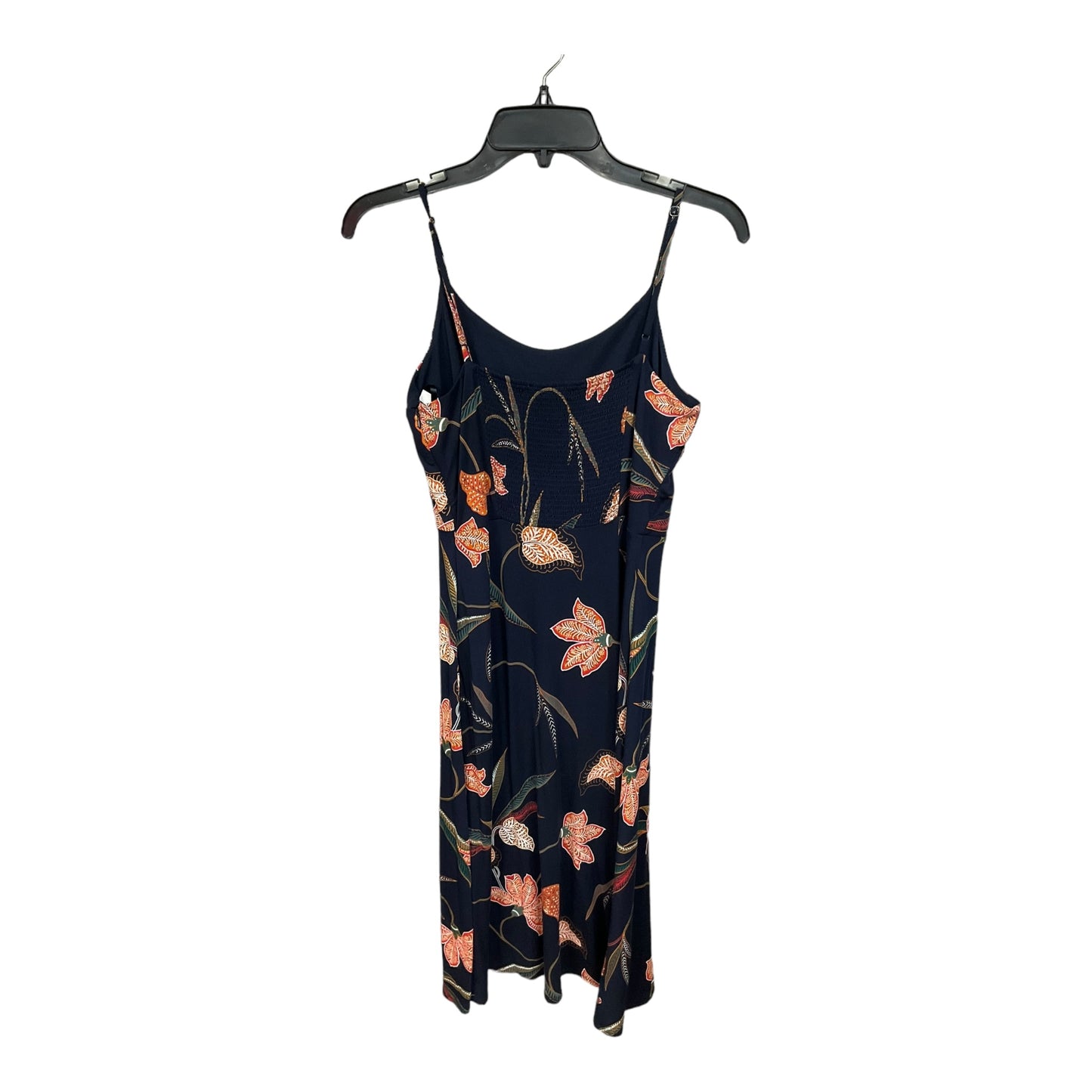 Floral Print Dress Casual Midi Loft, Size Xs