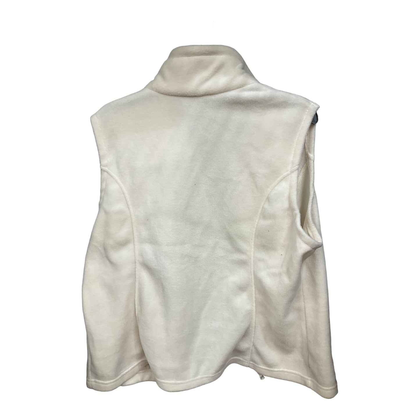 Cream Vest Fleece Columbia, Size Xl