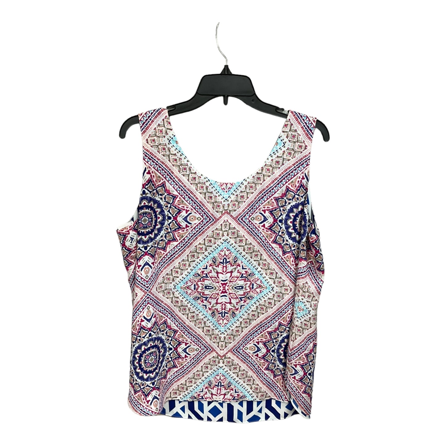 Multi-colored Top Sleeveless Chicos, Size L