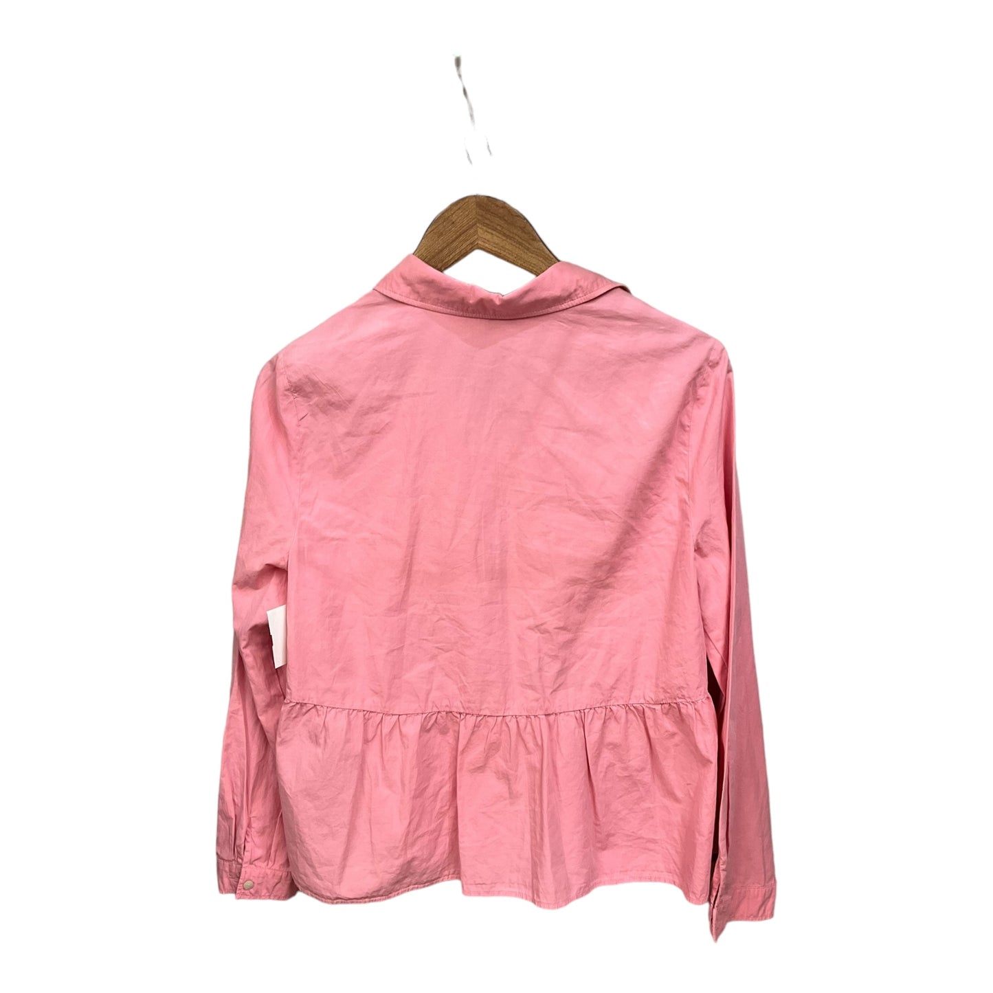 Pink Blouse Long Sleeve Zara, Size M