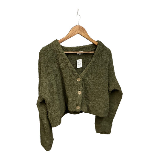 Sweater Cardigan By Bp In Green, Size: L