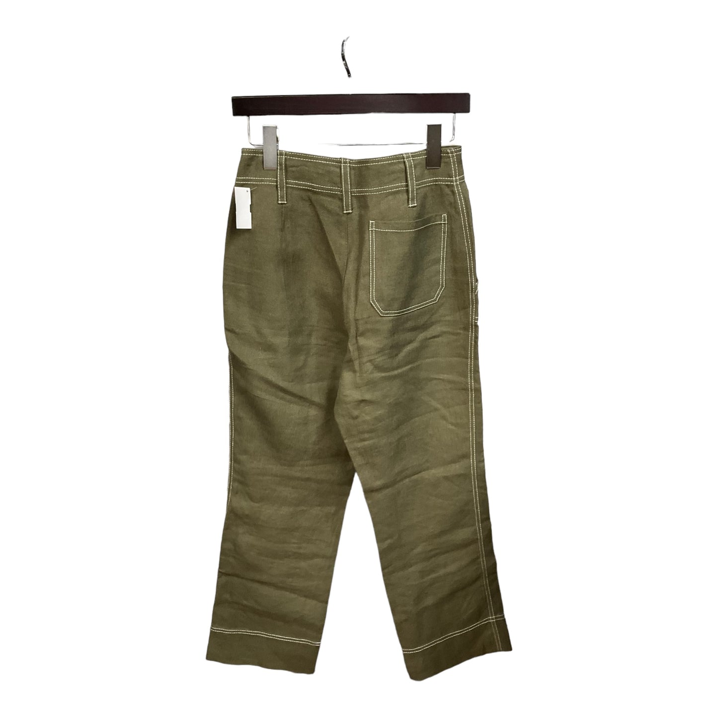 Pants Linen By J. Crew In Green, Size: 2