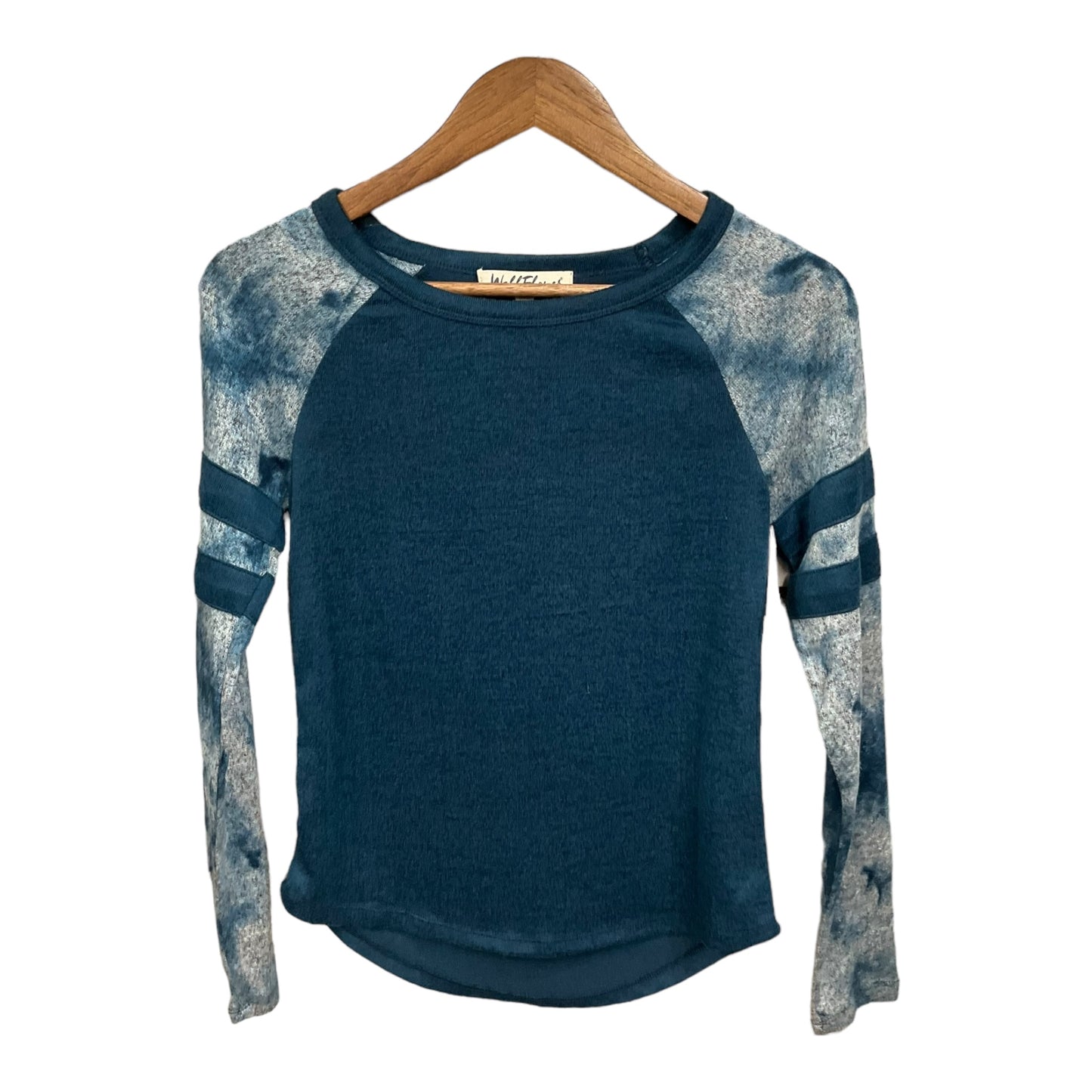 Top Long Sleeve By Wallflower In Blue, Size: S