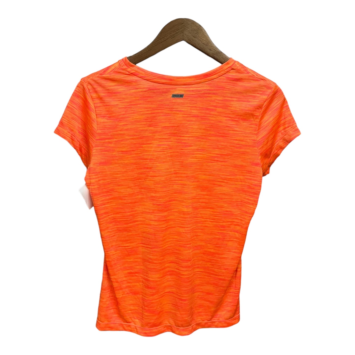 Athletic Top Short Sleeve By Clothes Mentor In Orange, Size: M