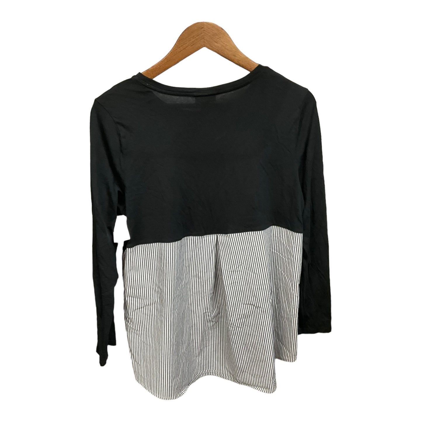 Top Long Sleeve By J. Jill In Black, Size: M