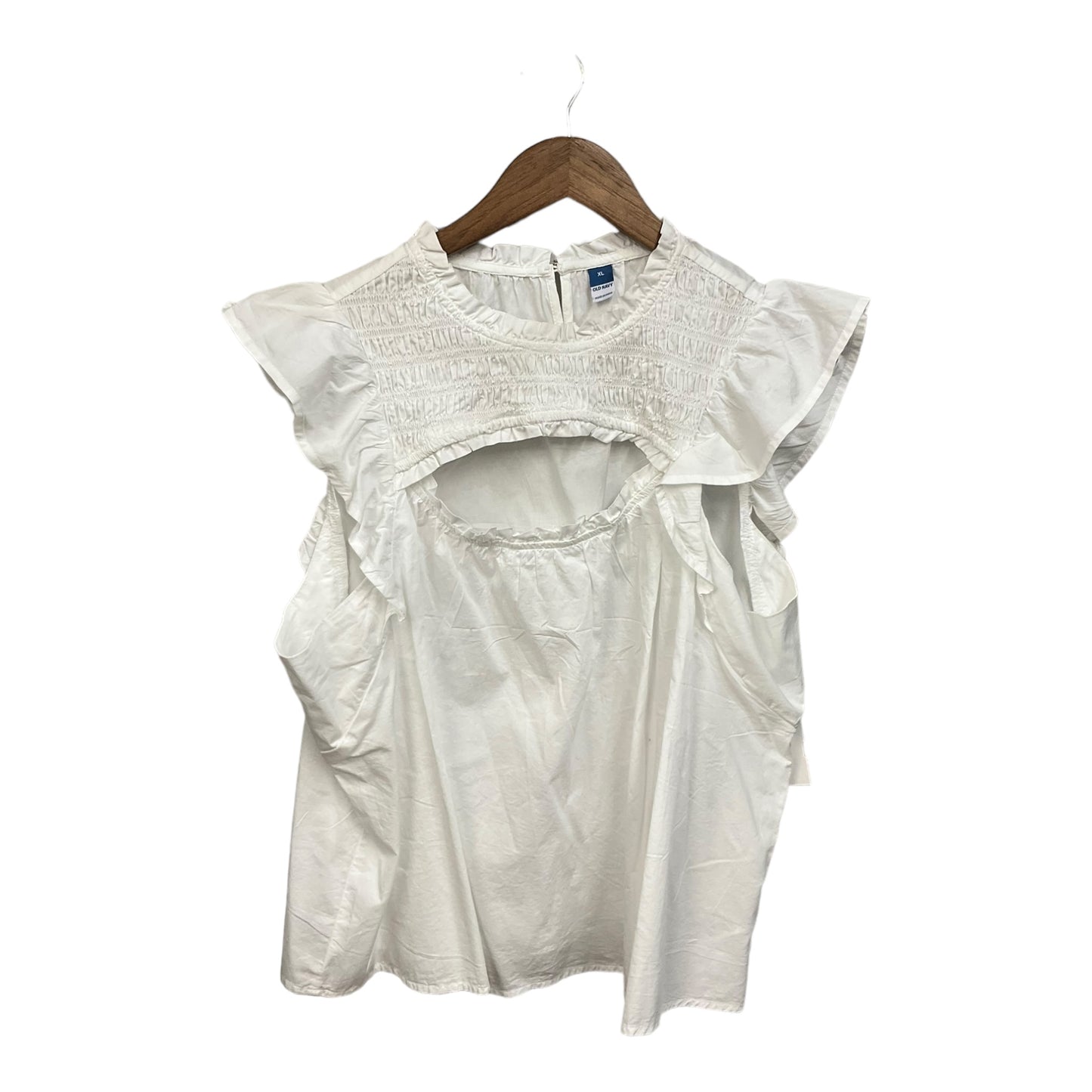 Top Sleeveless By Old Navy In White, Size: Xl