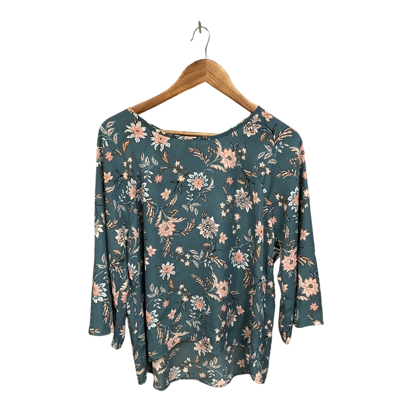 Blouse Long Sleeve By Papermoon In Floral Print, Size: L