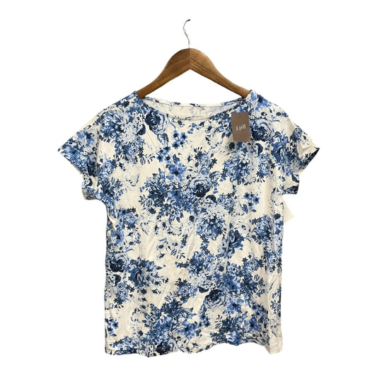 Top Sleeveless By J. Jill In Floral Print, Size: S